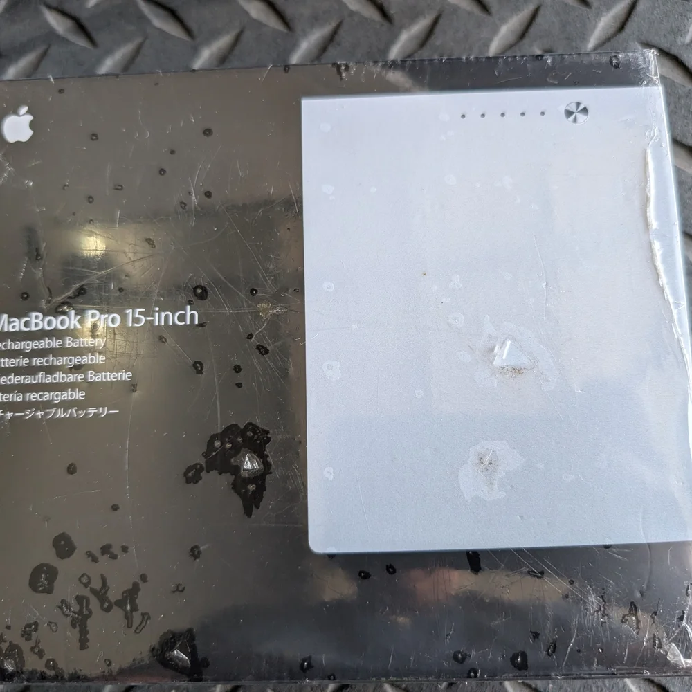 Apple MacBook Pro 15-inch Rechargeable Battery - Black and Silver